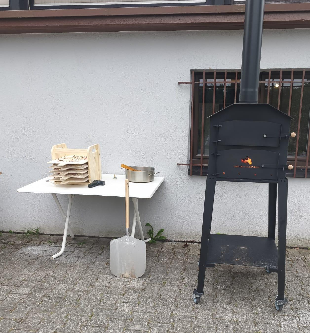 Four à tartes flambées artisanal CréaSteel67