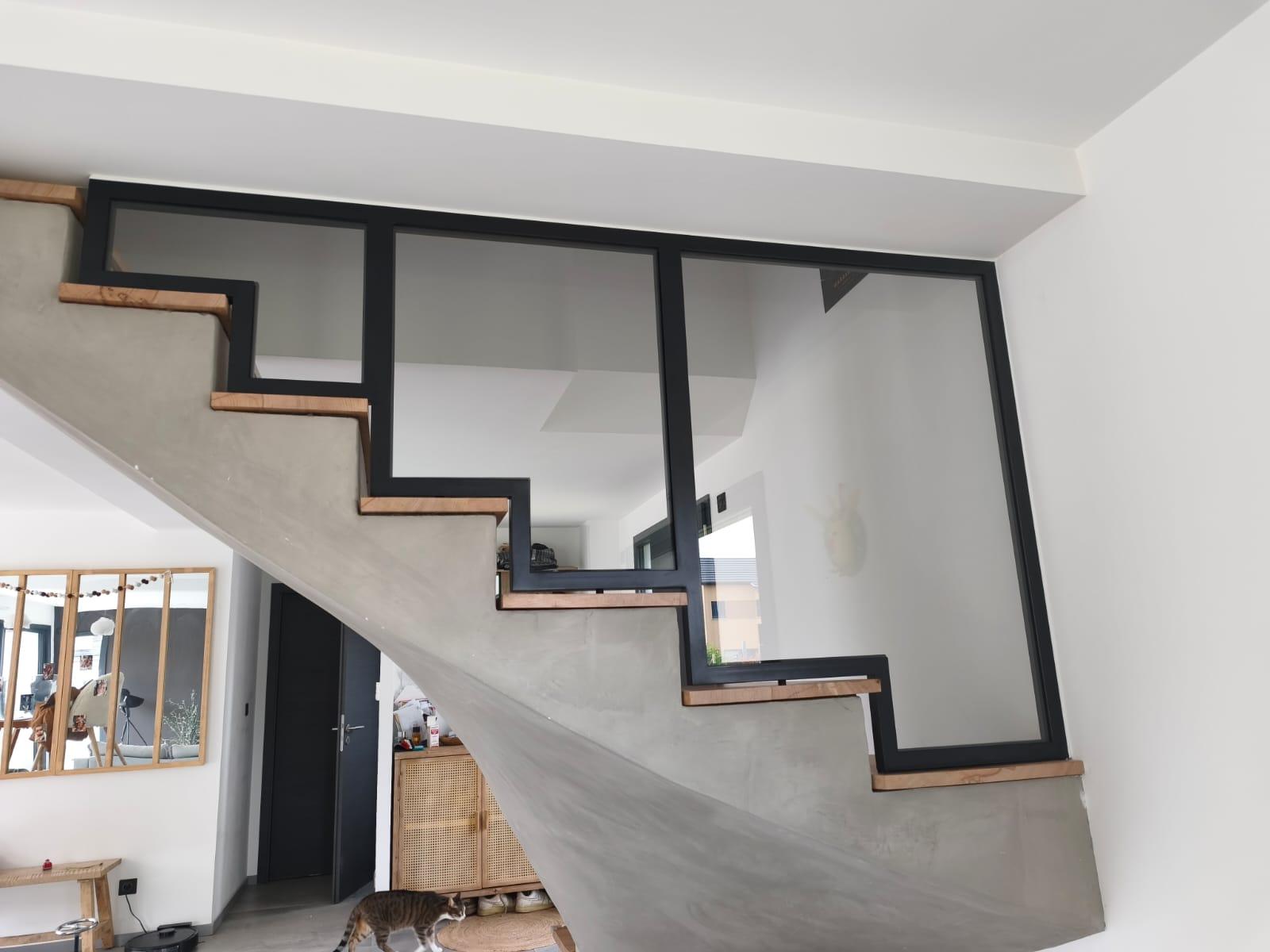 Garde-corps métallique sur mesure CréaSteel67